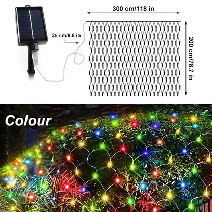 8 Modes Waterproof Garden Fairy Lights Christmas Decor