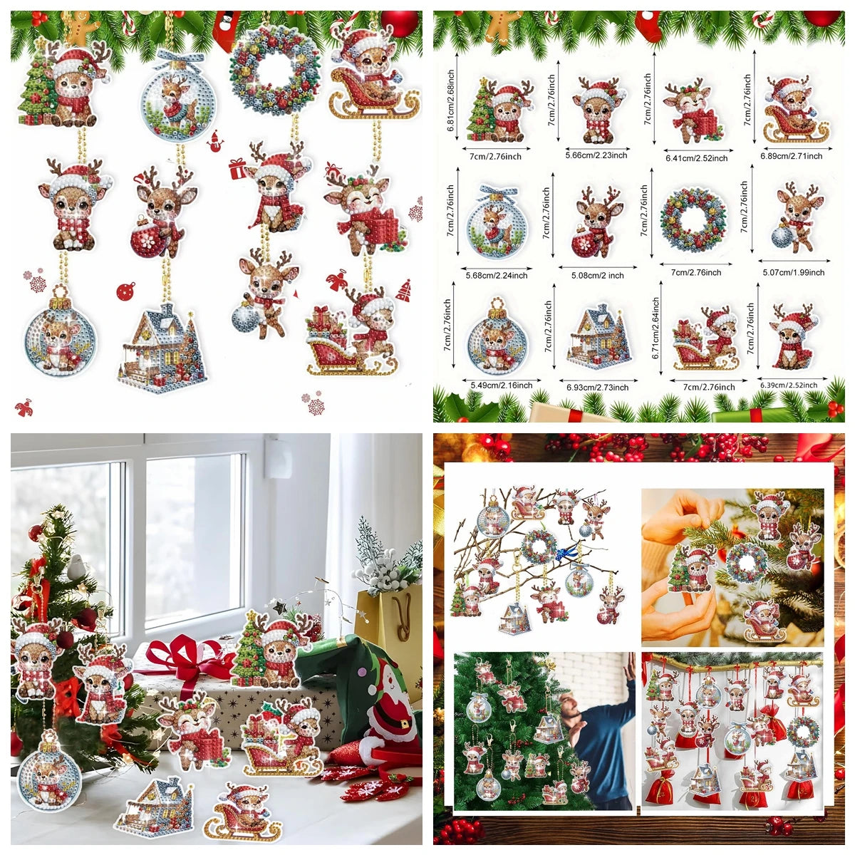 Christmas Diamond Painting Sticker Kit