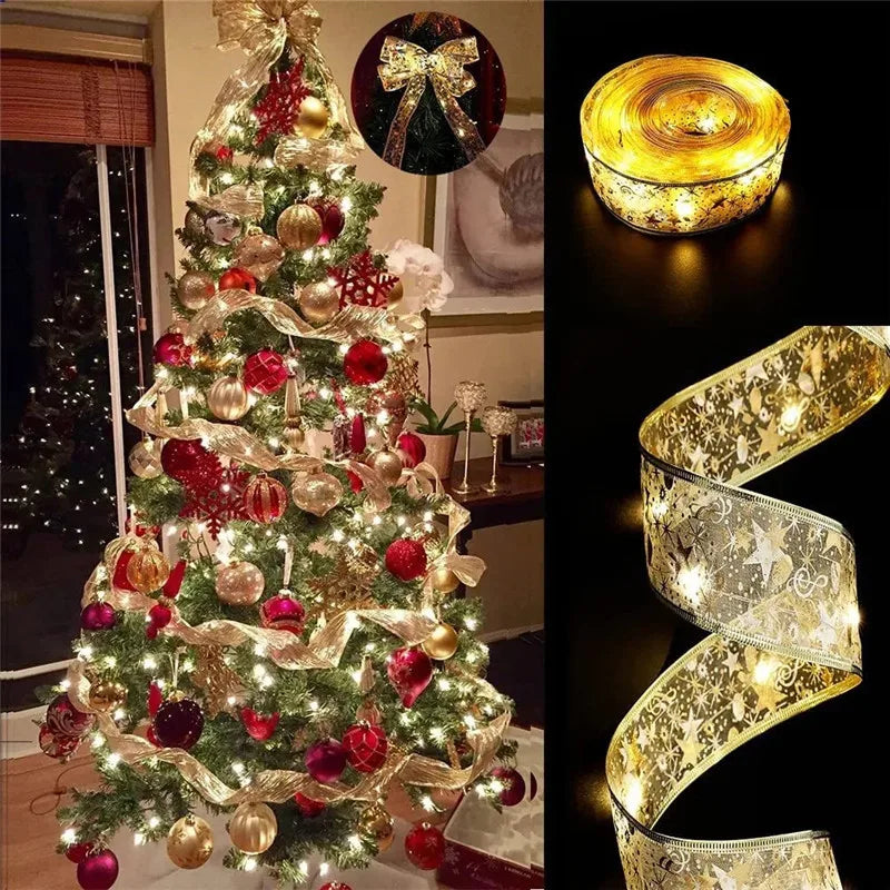 5–10M Christmas Ribbon Lights