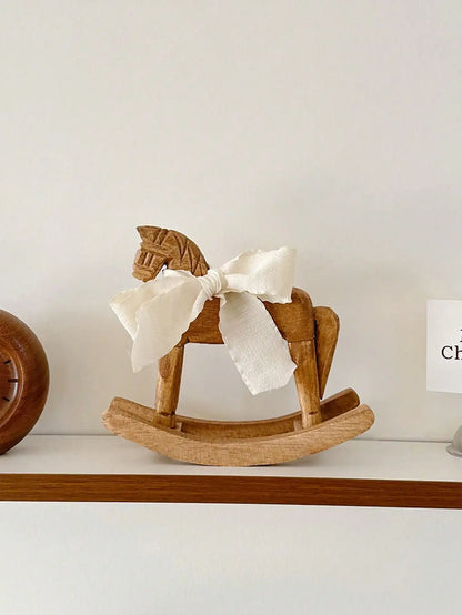 Wooden Horse Creative Hand Carved