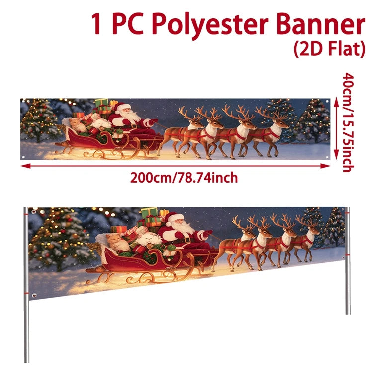Christmas Outdoor Banner