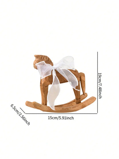 Wooden Horse Creative Hand Carved