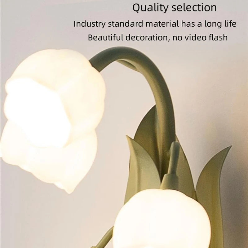 Lily of the Valley Flower Lamp
