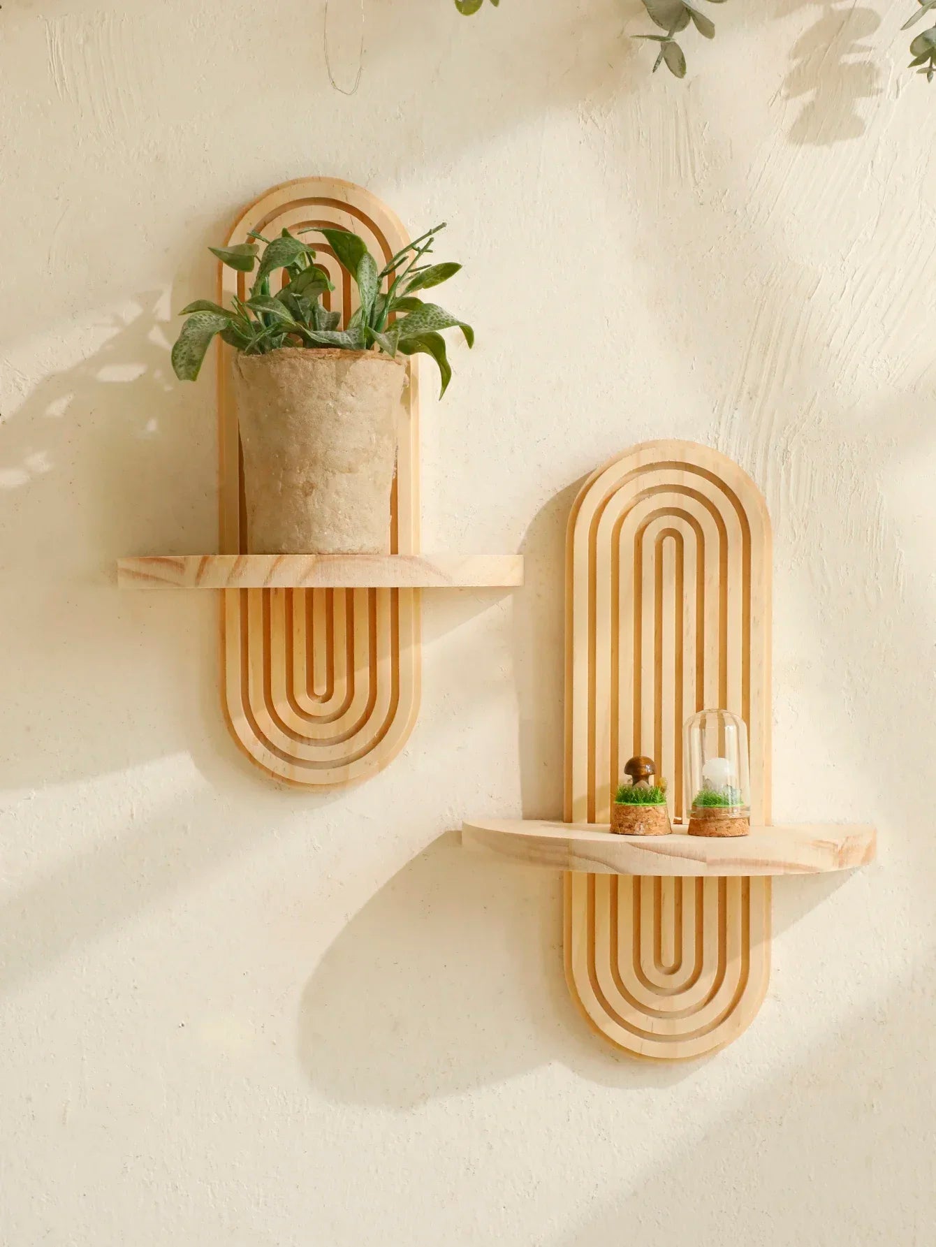 Wooden Wall Mounted Storage Rack