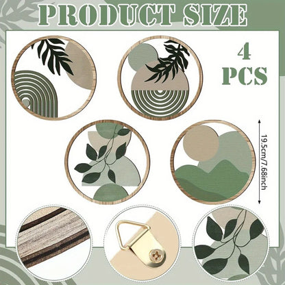 4-Piece Bohemian Wall Art Set