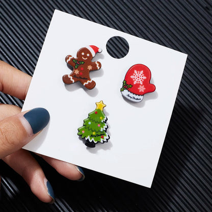 Set 3 Christmas Brooch Pins