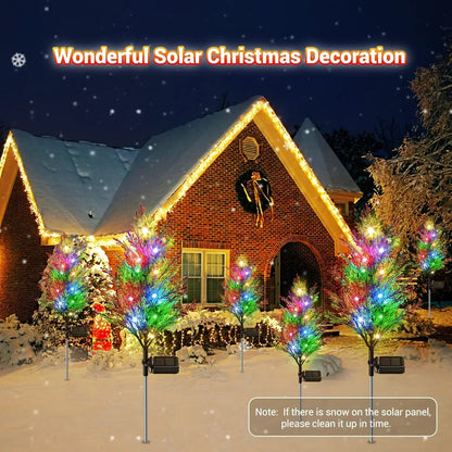 Outdoor Solar Christmas Tree Lights