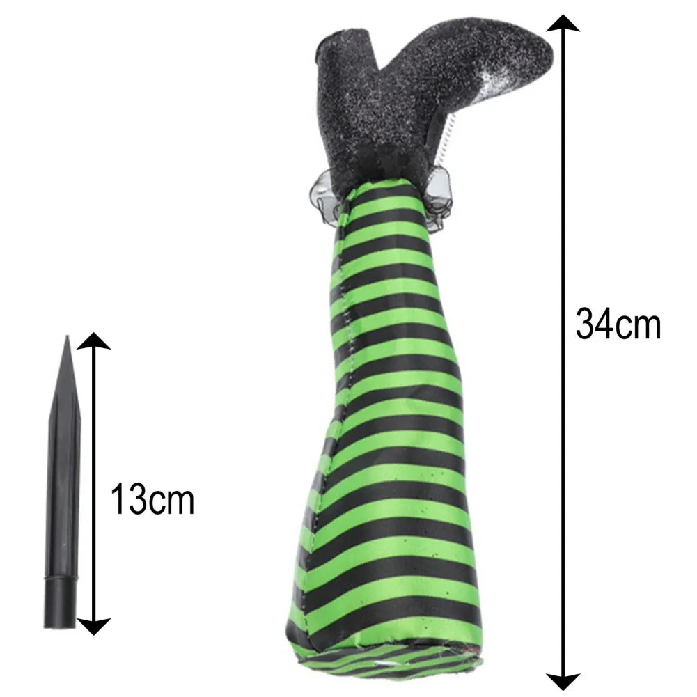 Halloween Witch Leg Stakes