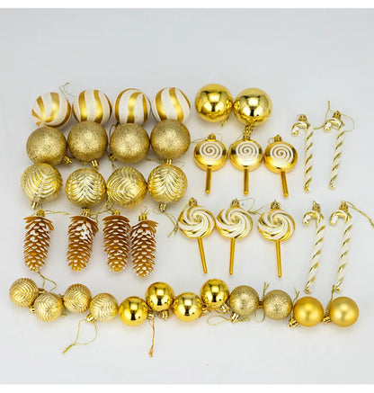 40Pcs Christmas Ball Ornaments