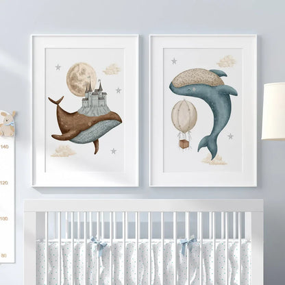 Nordic Nursery Wall Art (No Framed)