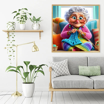 DIY Diamond Painting Woman Portrait