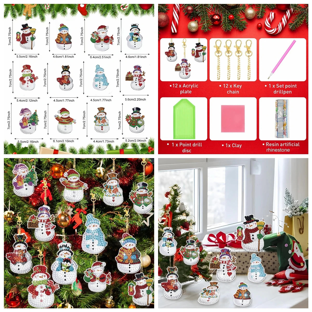 Christmas Diamond Painting Sticker Kit