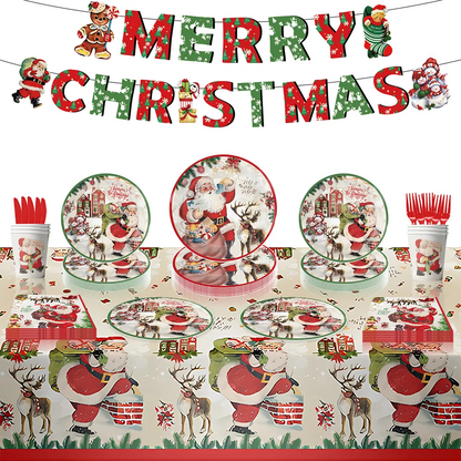 2025 Christmas Party Tableware