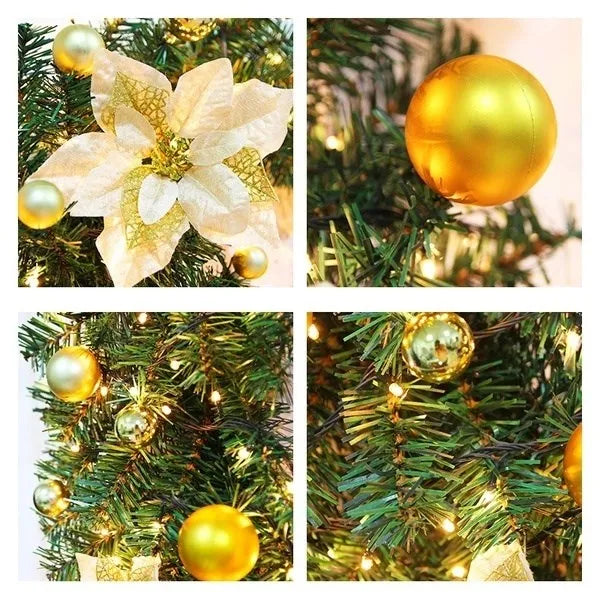 2.7M Christmas Garland with Lights