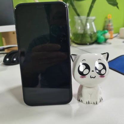 Mini Ceramic Cat Flowerpot