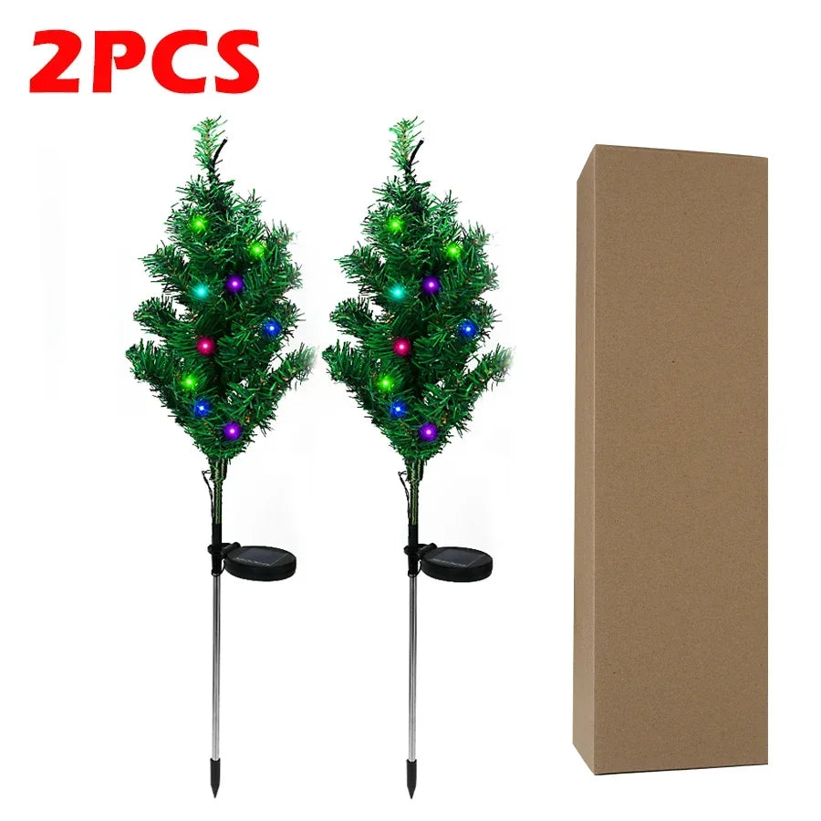 Outdoor Solar Christmas Tree Lights