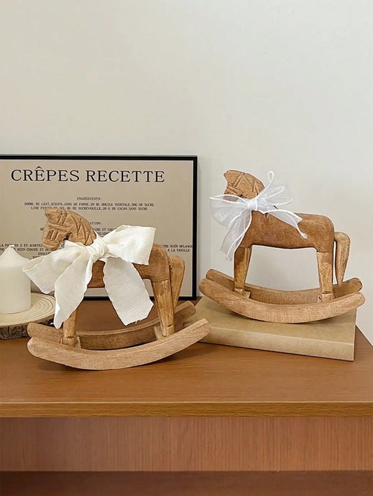 Wooden Horse Creative Hand Carved