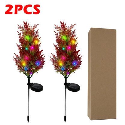 Outdoor Solar Christmas Tree Lights