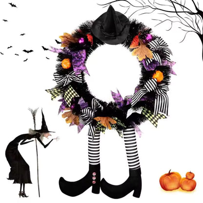 Witch Halloween Wreath