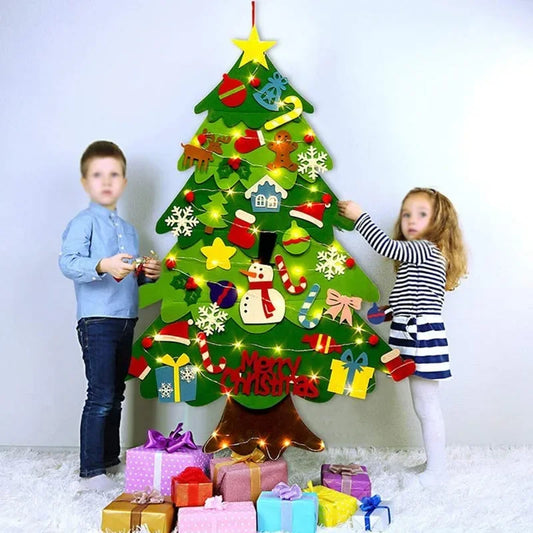 DIY Felt Christmas Tree for Kids