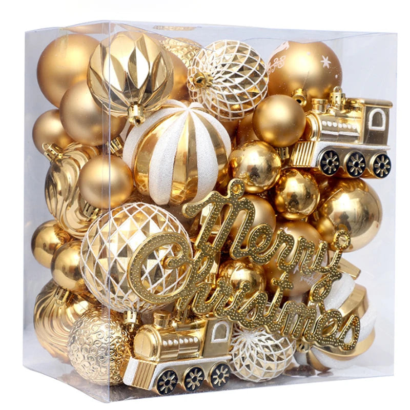 65pcs Christmas Tree Ornaments