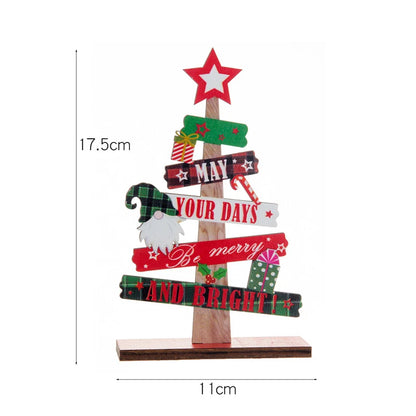 Wooden Christmas Tree Ornament
