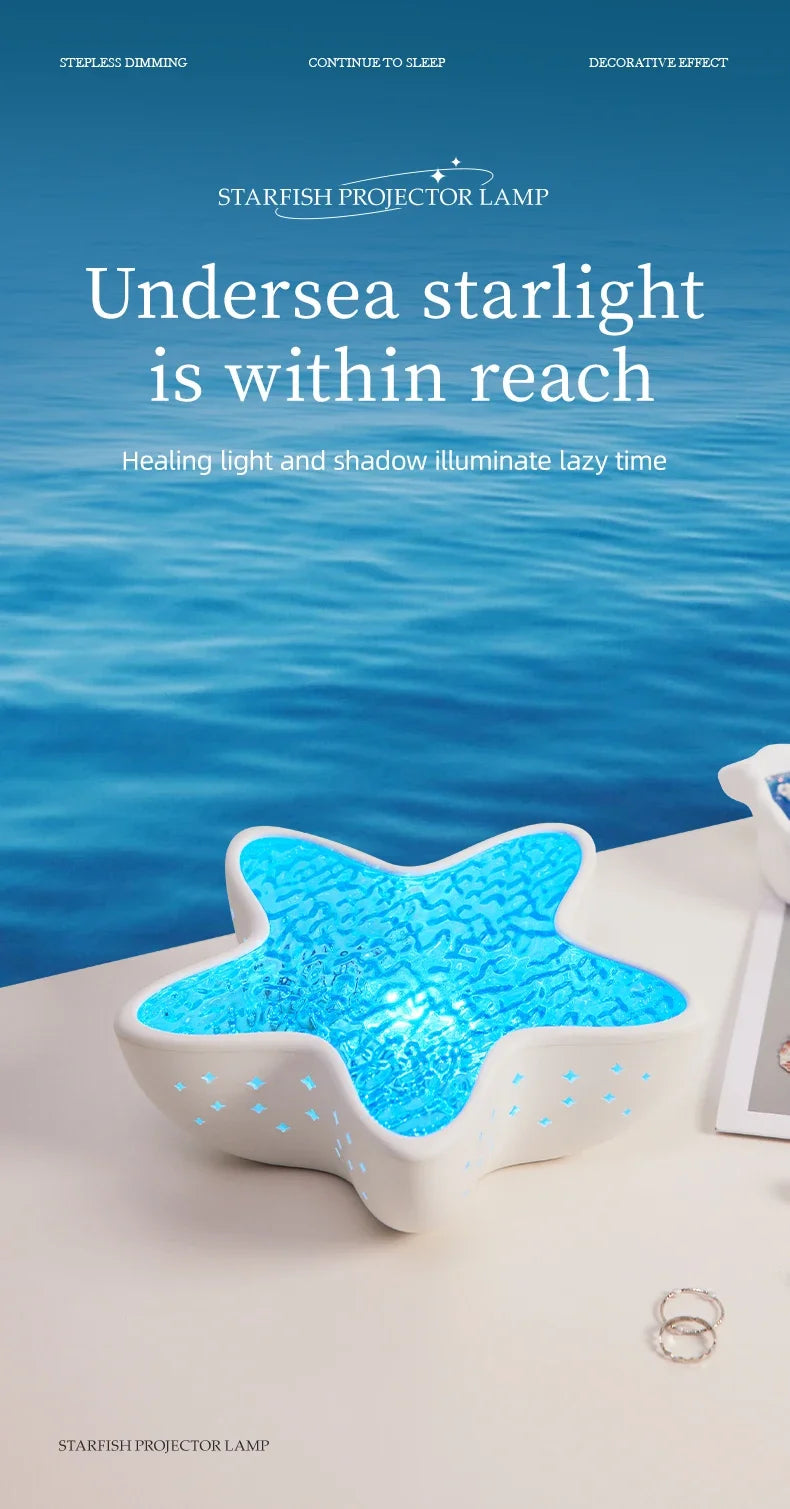 Starfish LED Projector Lamp