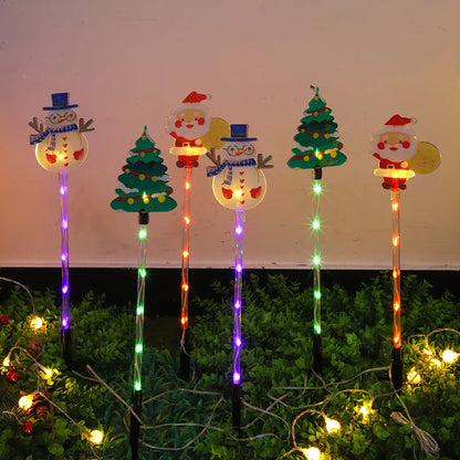 Solar Christmas Lights for Pathways (6pcs)
