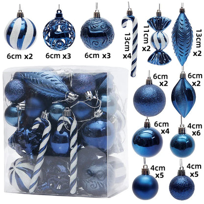40Pcs Christmas Ball Ornaments