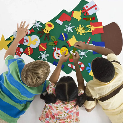 DIY Felt Christmas Tree for Kids