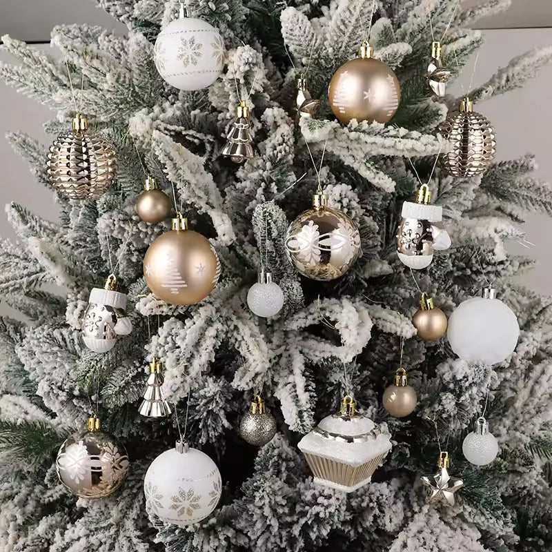 65pcs Christmas Tree Ornaments