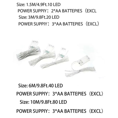 LED Battery Powered String Lights