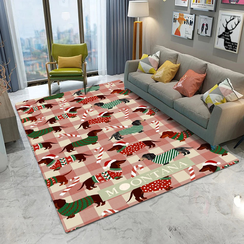 Christmas Gingerbread Man Rug