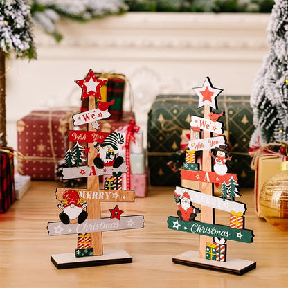 Wooden Christmas Tree Ornament