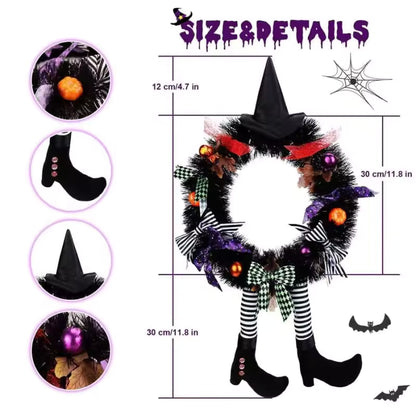 Witch Halloween Wreath