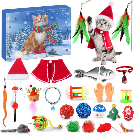 24 Day Countdown Gift for Cats