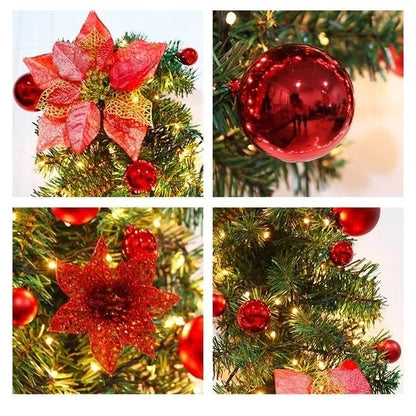2.7M Christmas Garland with Lights
