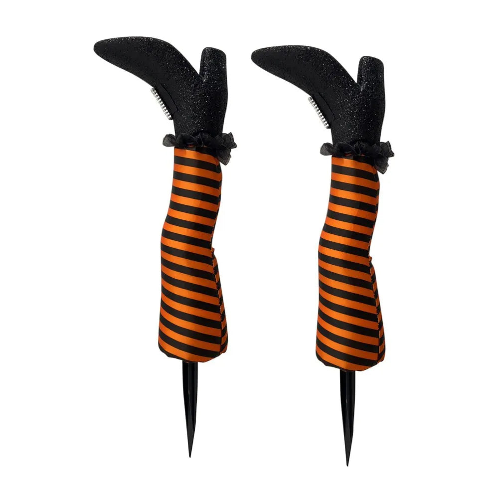 Halloween Witch Leg Stakes