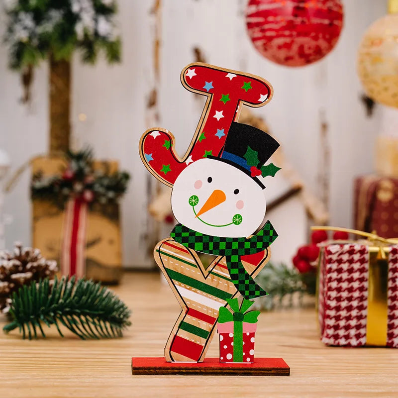Wooden Christmas Desktop Ornaments
