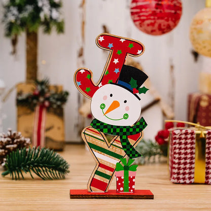 Wooden Christmas Desktop Ornaments