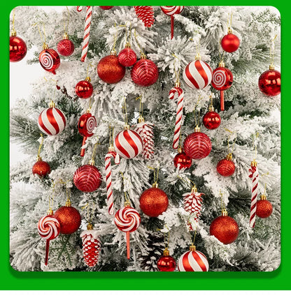 40Pcs Christmas Ball Ornaments