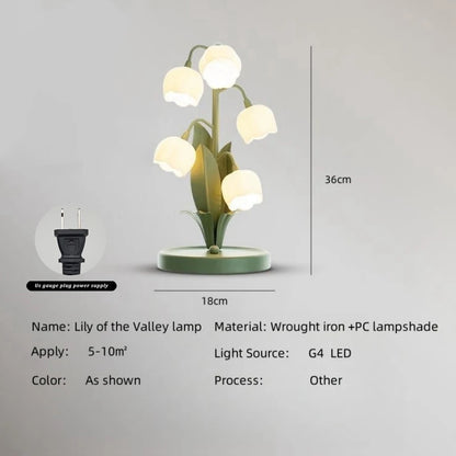 Lily of the Valley Flower Lamp