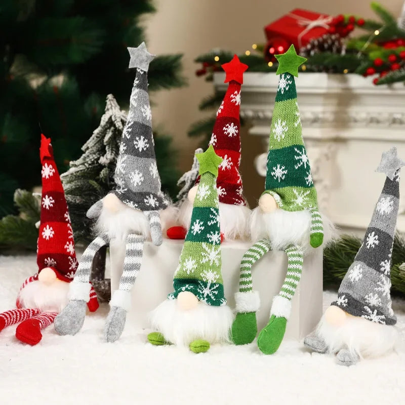 LED Christmas Gnome Faceless Doll