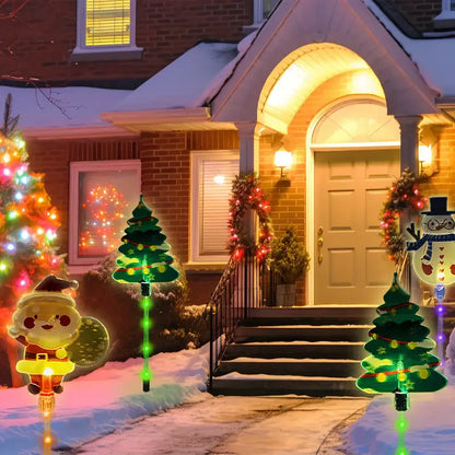 Solar Christmas Lights for Pathways (6pcs)