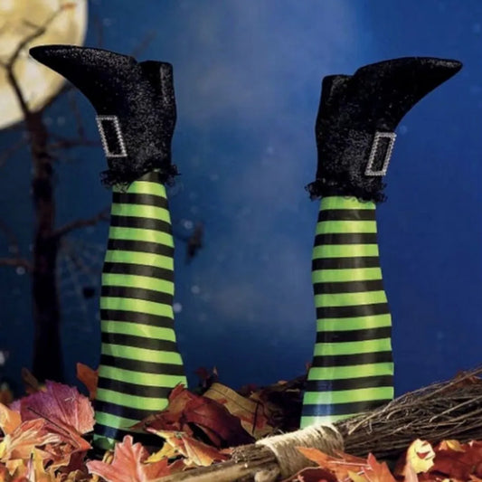 Halloween Witch Leg Stakes