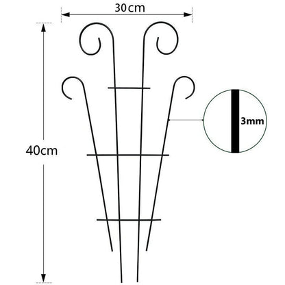 Plant Support Stakes Trellis Frame