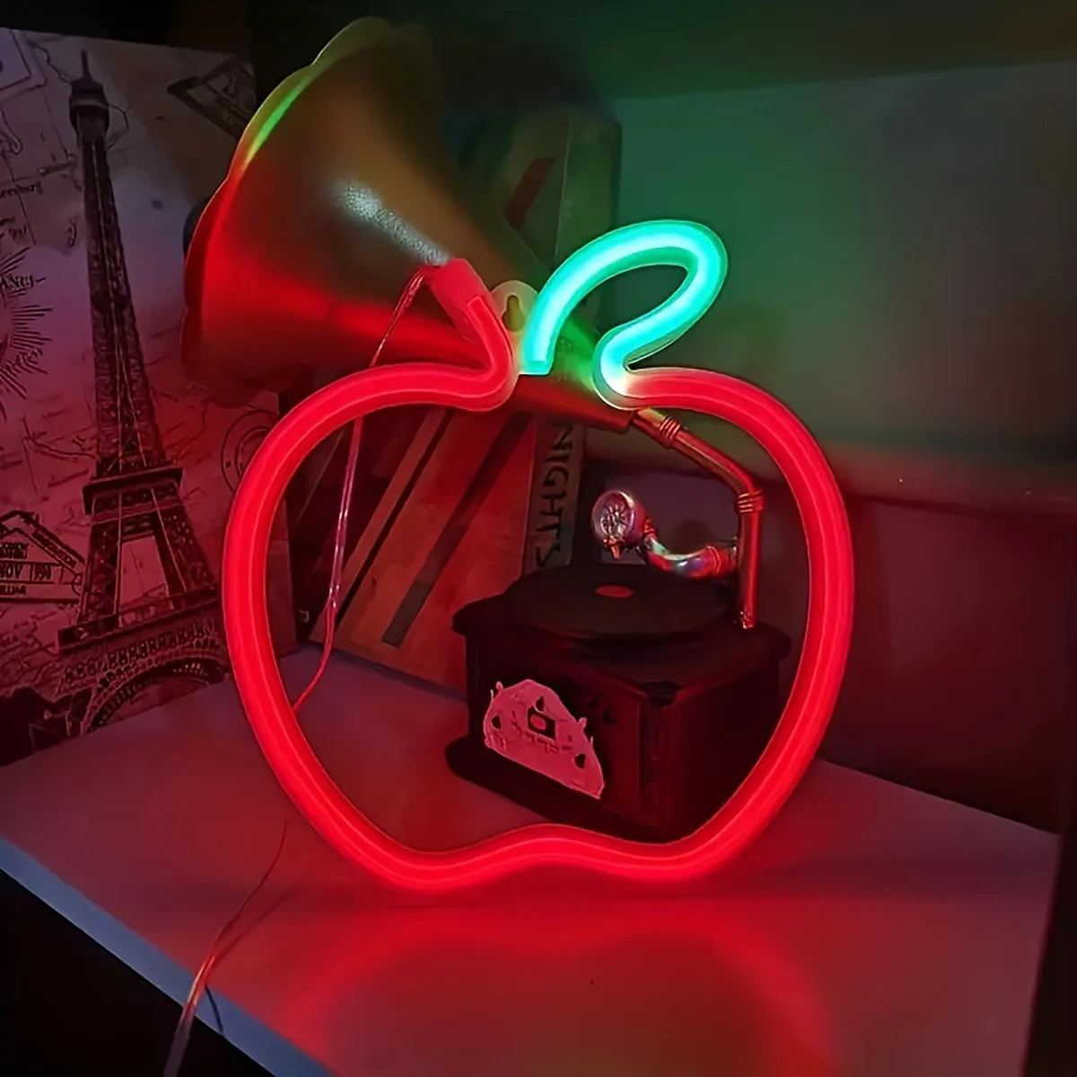 Santa Claus & Elk Christmas LED Lights