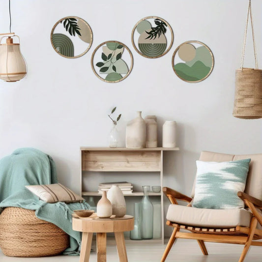 4-Piece Bohemian Wall Art Set