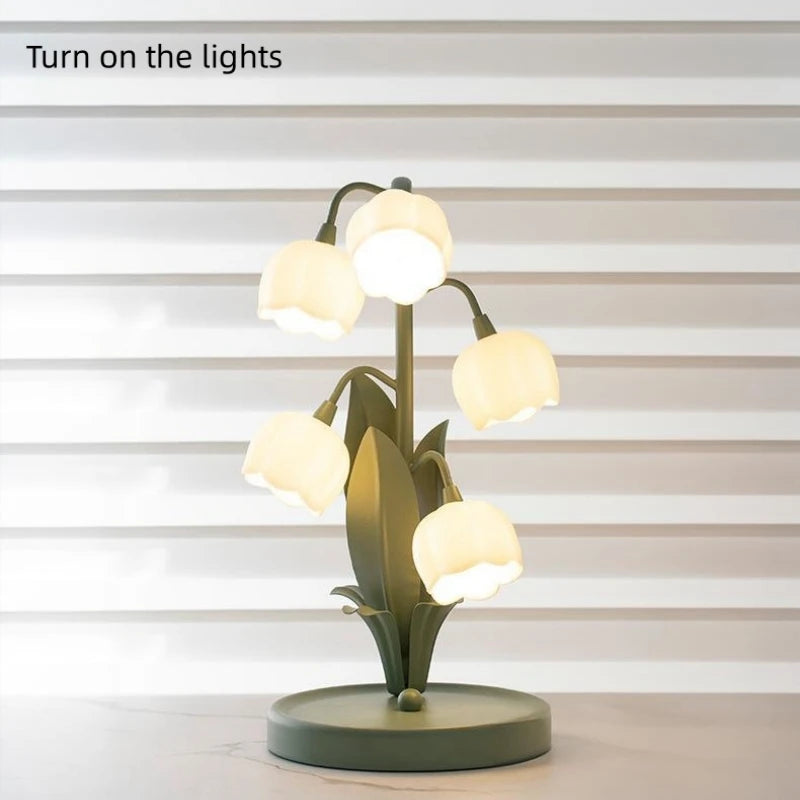 Lily of the Valley Flower Lamp