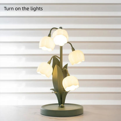 Lily of the Valley Flower Lamp